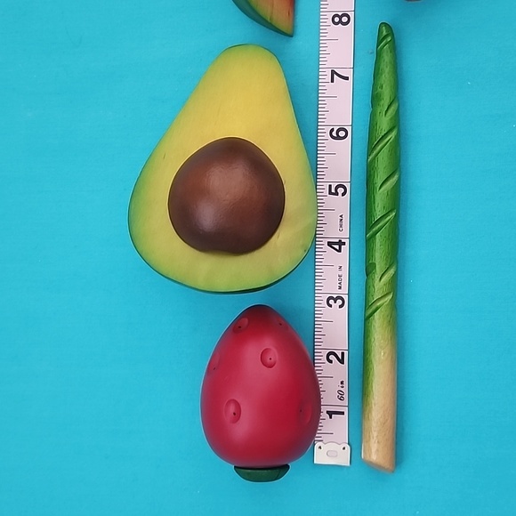 Vintage Wooden Fruit & Vegetable Art Decoration Home Decor - Picture 14 of 16